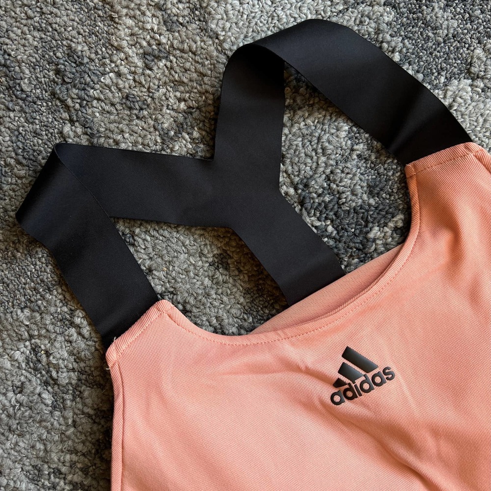 Adidas Tennis Primeblue Aeroknit Y-Tank Peach Top H31426 NEW Large - Picture 6 of 8